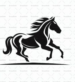 Galoppierendes Pferd